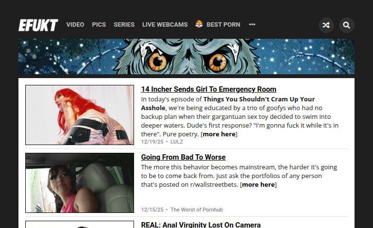 Efukt: Where Adult Content Meets Comedy – A New Kind of Porn Experience