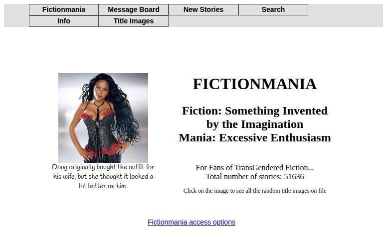 FictionMania: Your Go-To Site for Trans Erotica and Steamy Stories